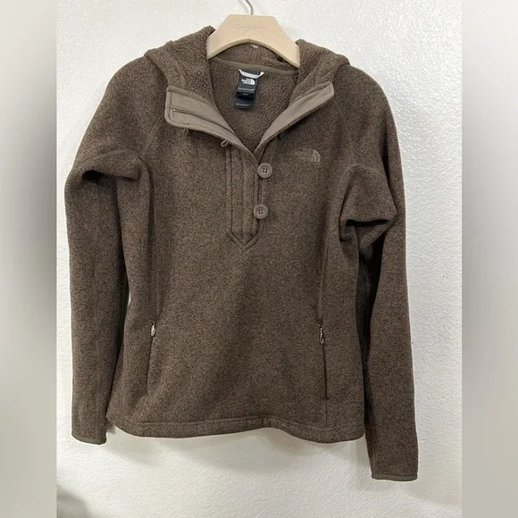 THE NORTH FACE- WOMEN'S FLEECE LINED PULLOVER HOODIE JACKET SIZE: S - Picture 1 of 17